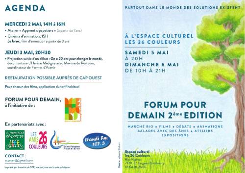 Flyer Forum pour Demain dessin demi arbre